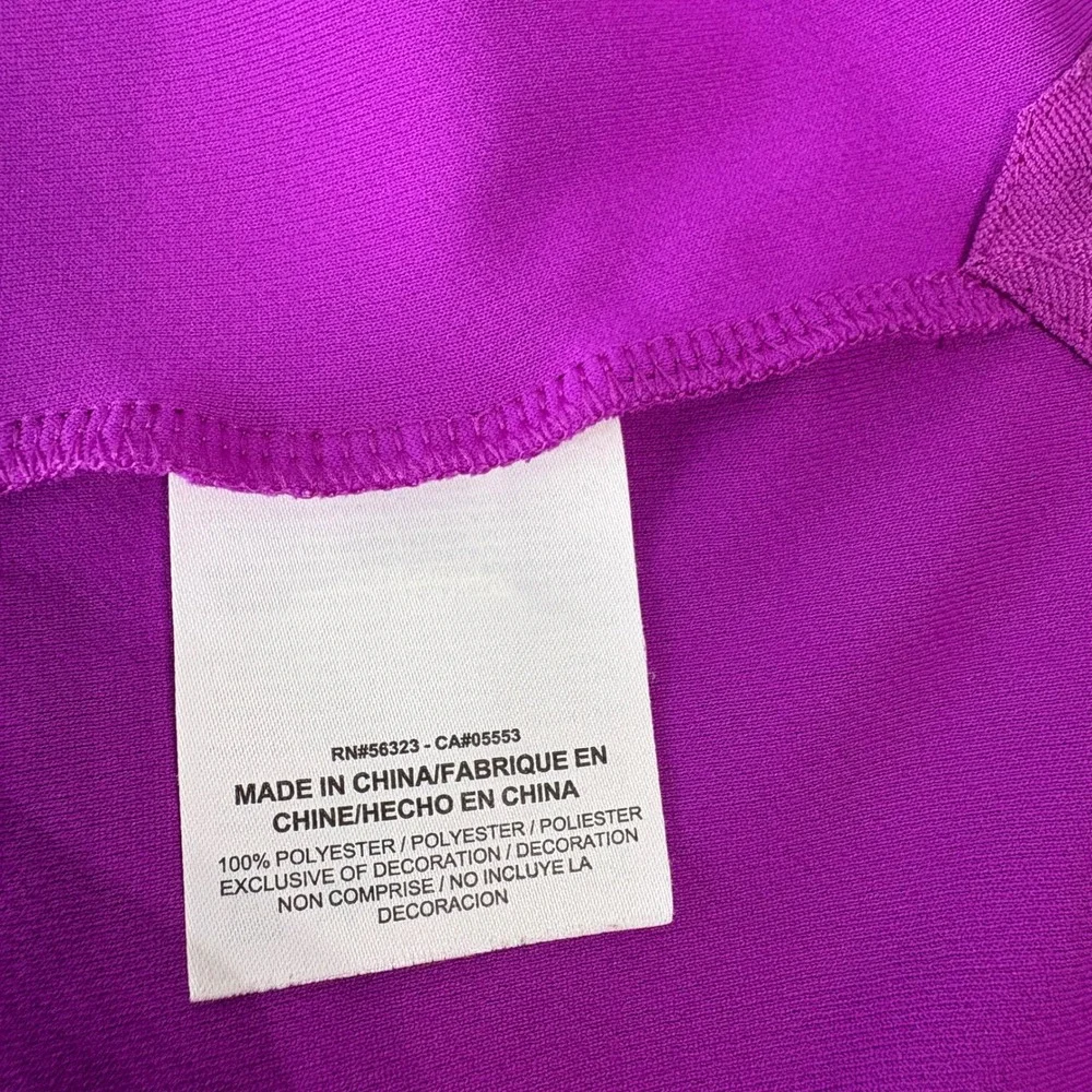 Nike Polo Shirt Mens XXL Purple Dri-Fit Golf Performance Short Sleeve Active